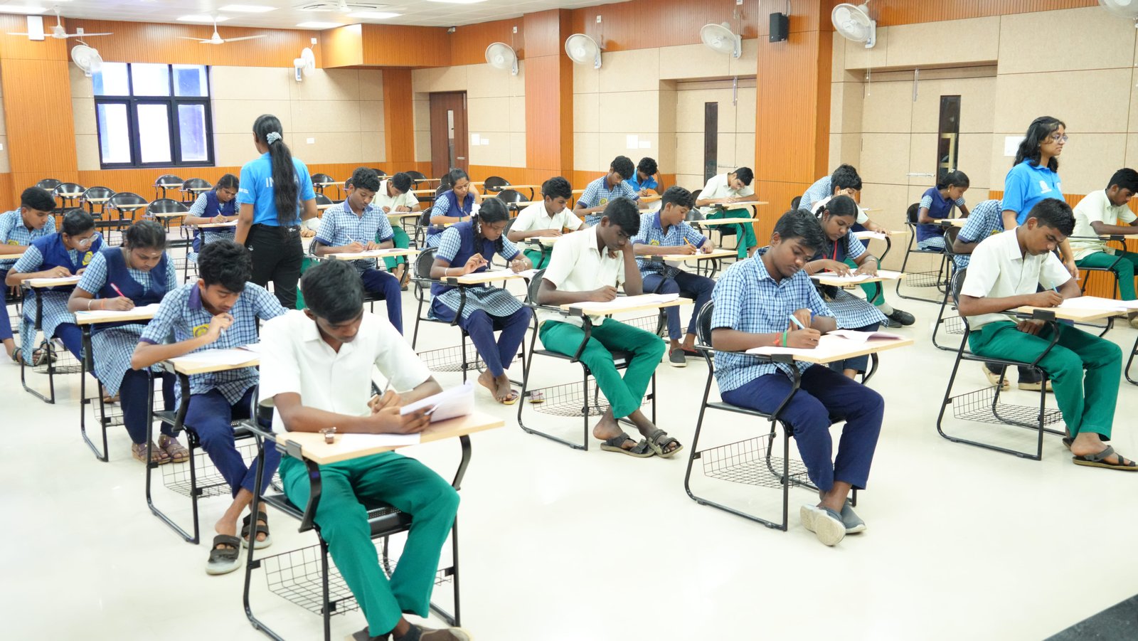 Government school students studying